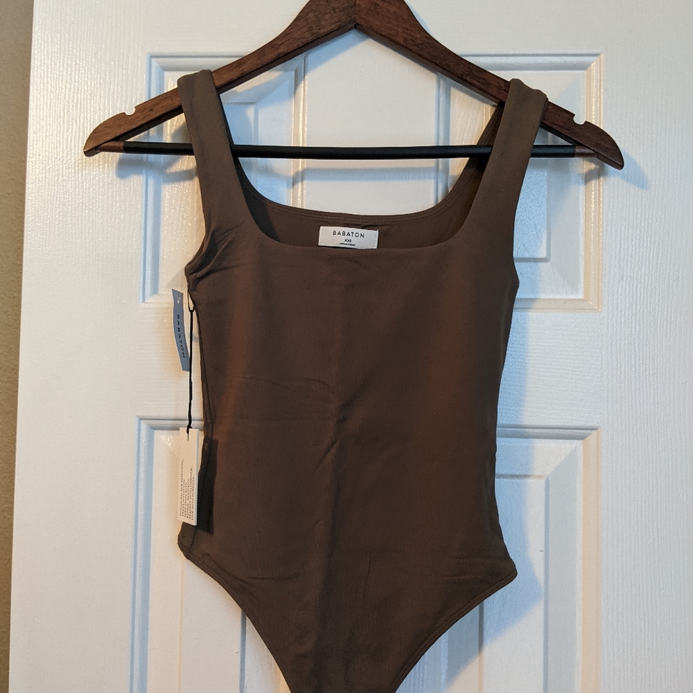 Babaton Contour Bodysuit XXS Bark Brown